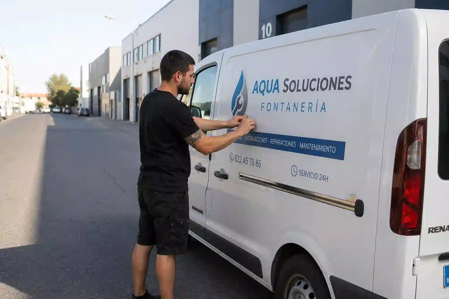 Vinilo instalado en Campanar